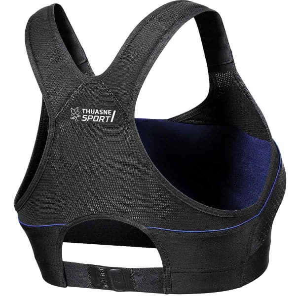 Brassière running THUASNE BRASSIERE TOP STRAP XBACK NOIR