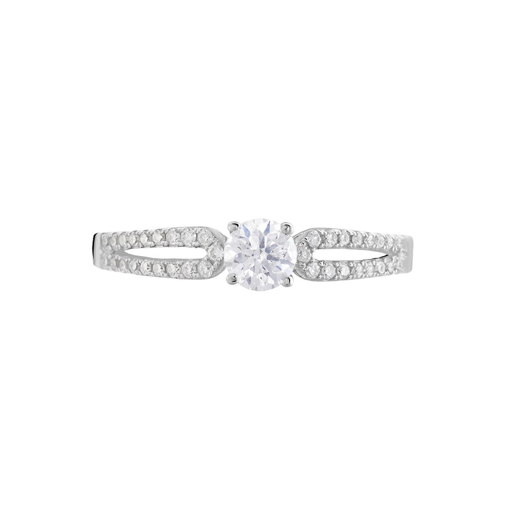 Bague Solitaire Katalina Or Blanc Diamant