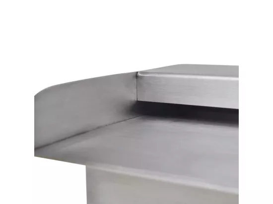 Lame d'eau rectangulaire 30cm Acier inoxydable pour piscine