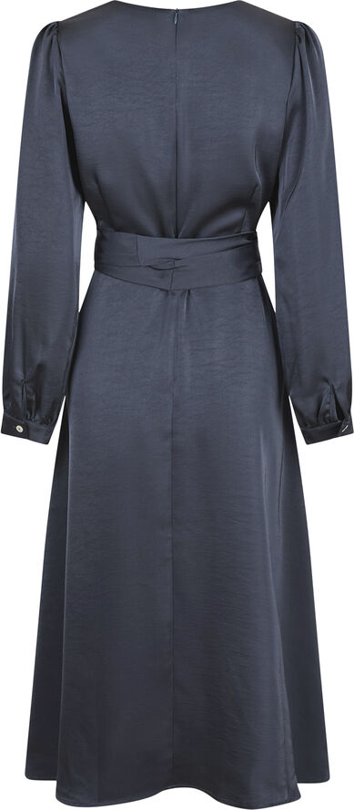 Neo Noir Rimini Heavy Sateen Dress Midnight blue