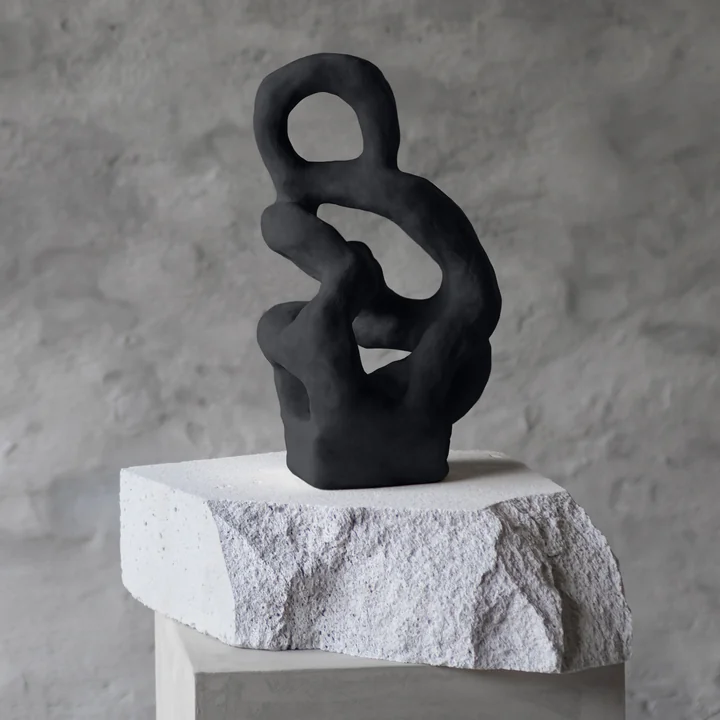 Mette Ditmer - Art Piece Skulptur, H 32 cm, off-white
