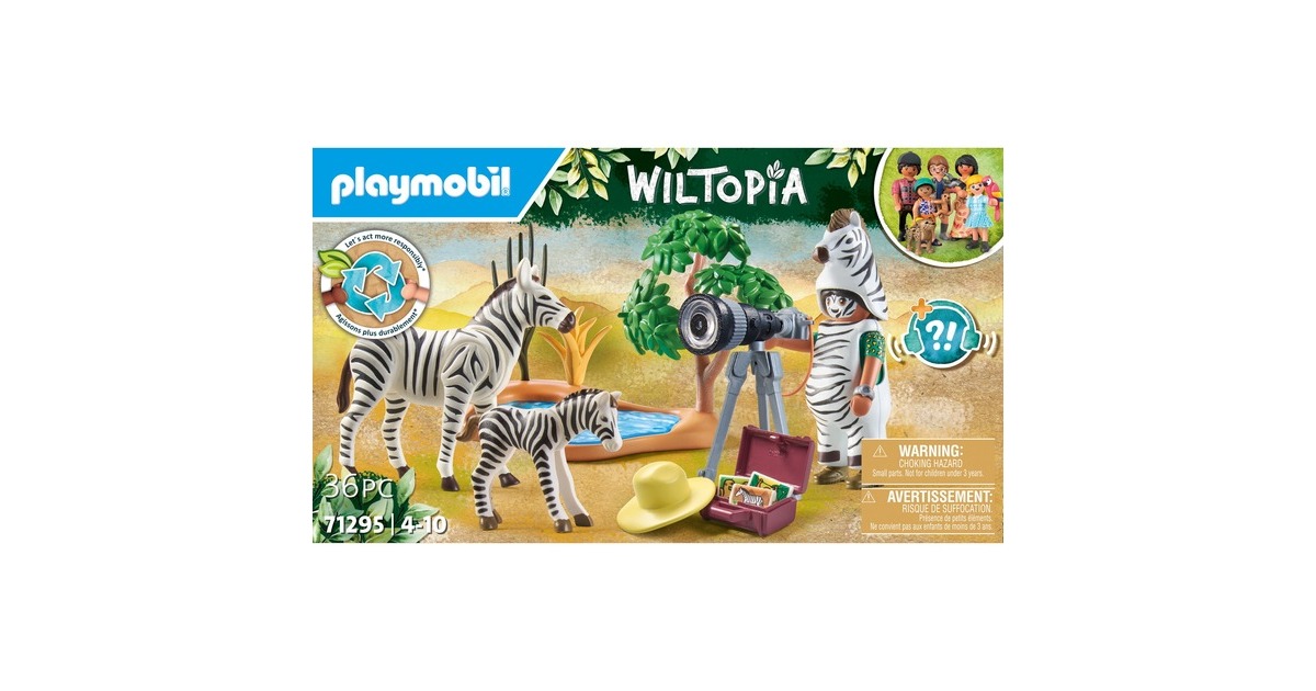 PLAYMOBILWiltopia - Onderweg met de dierenfotograaf Constructiespeelgoed