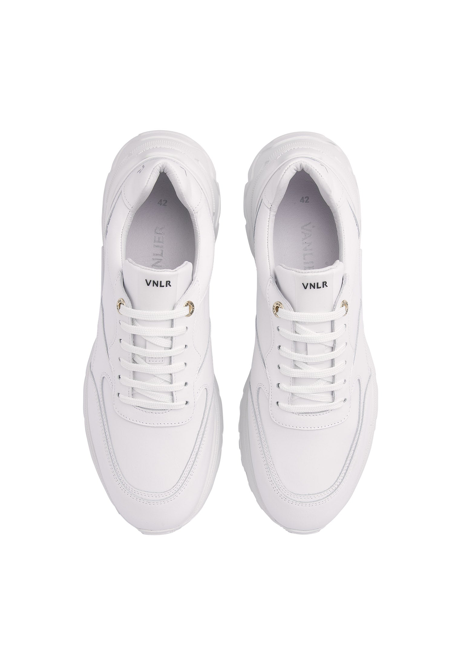 Wit gladleren Lambo sneaker