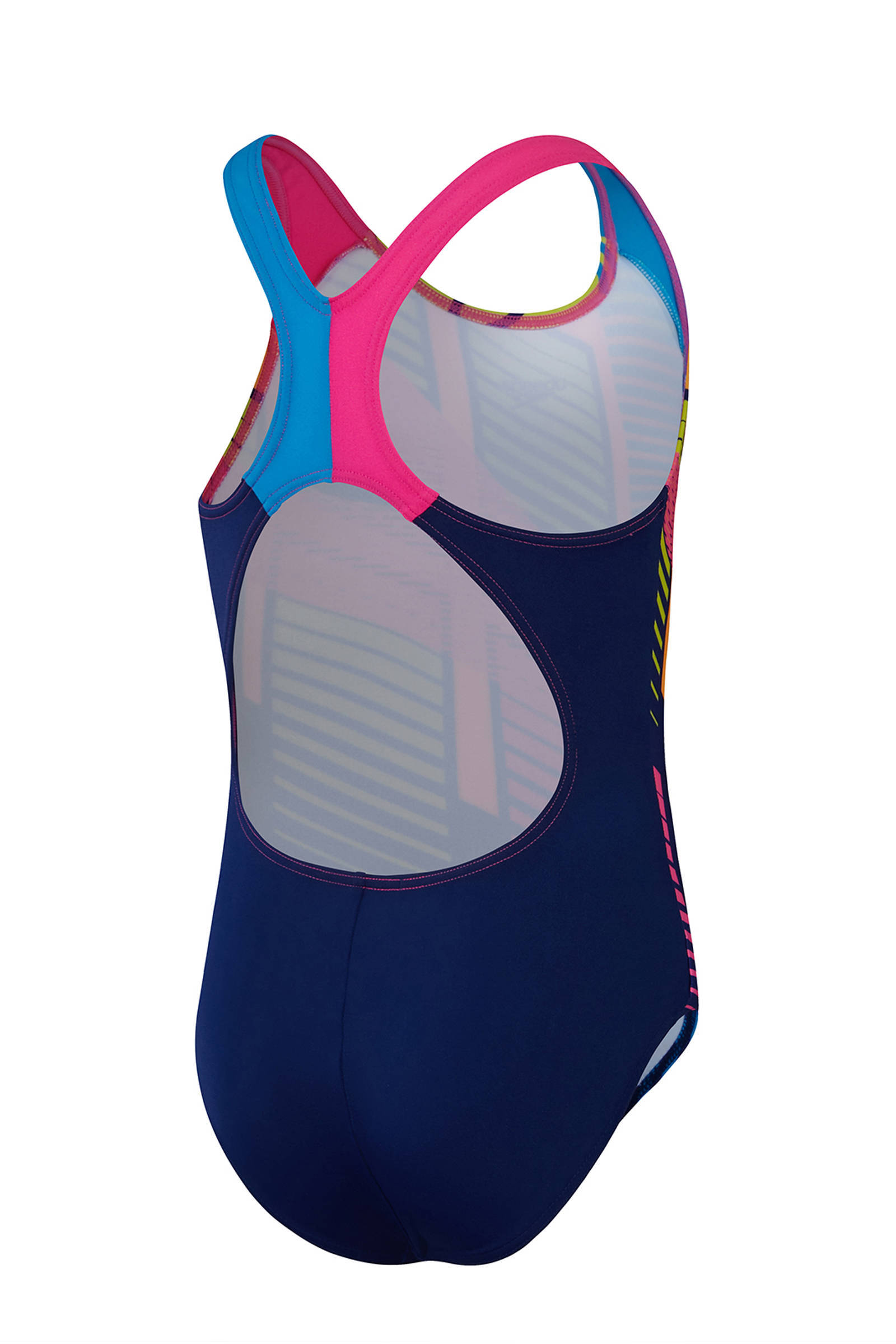 Speedo Endurance+ sportbadpak Splashback blauw/groen/roze