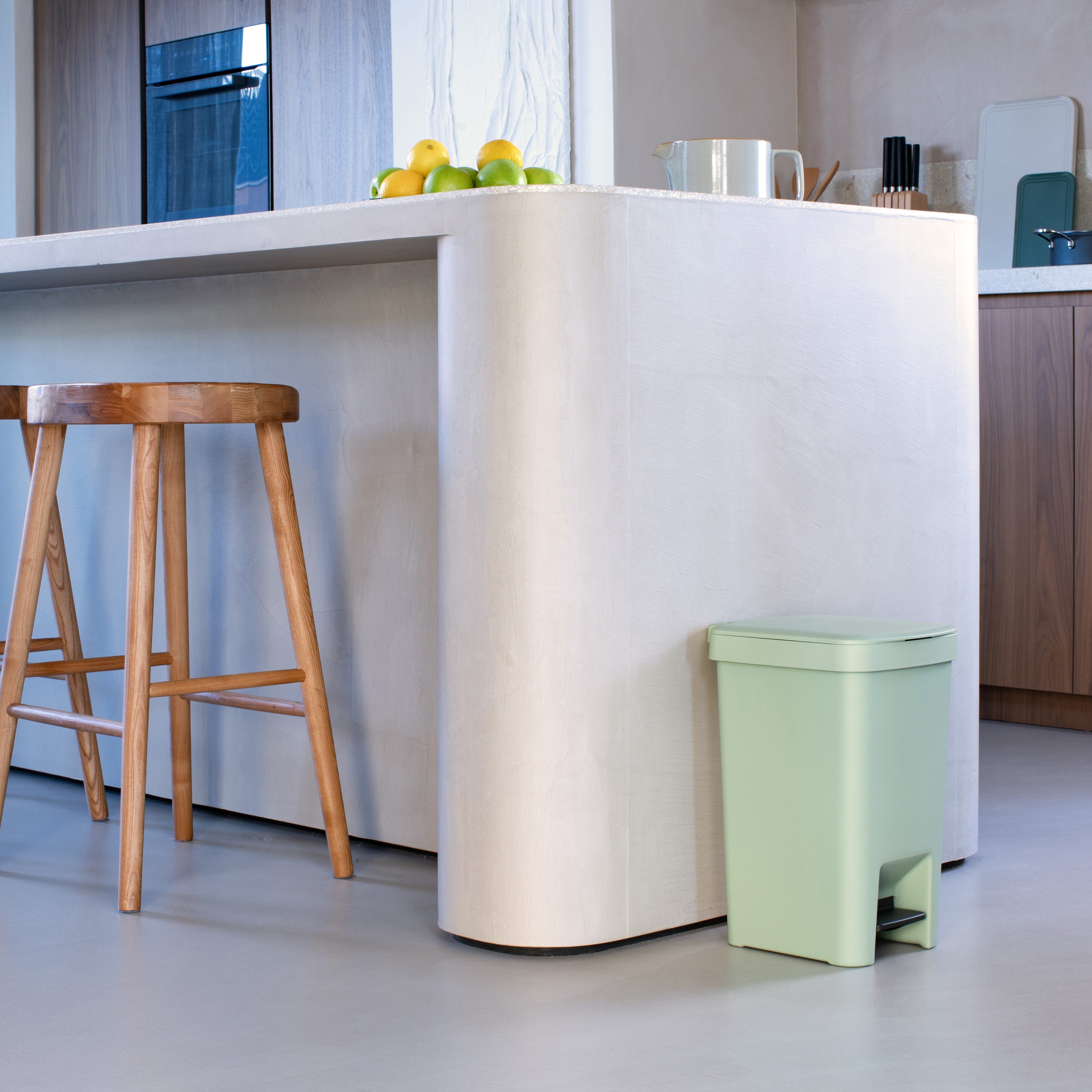 Brabantia StepUp Pedaalemmer - 16 L - Jade Green