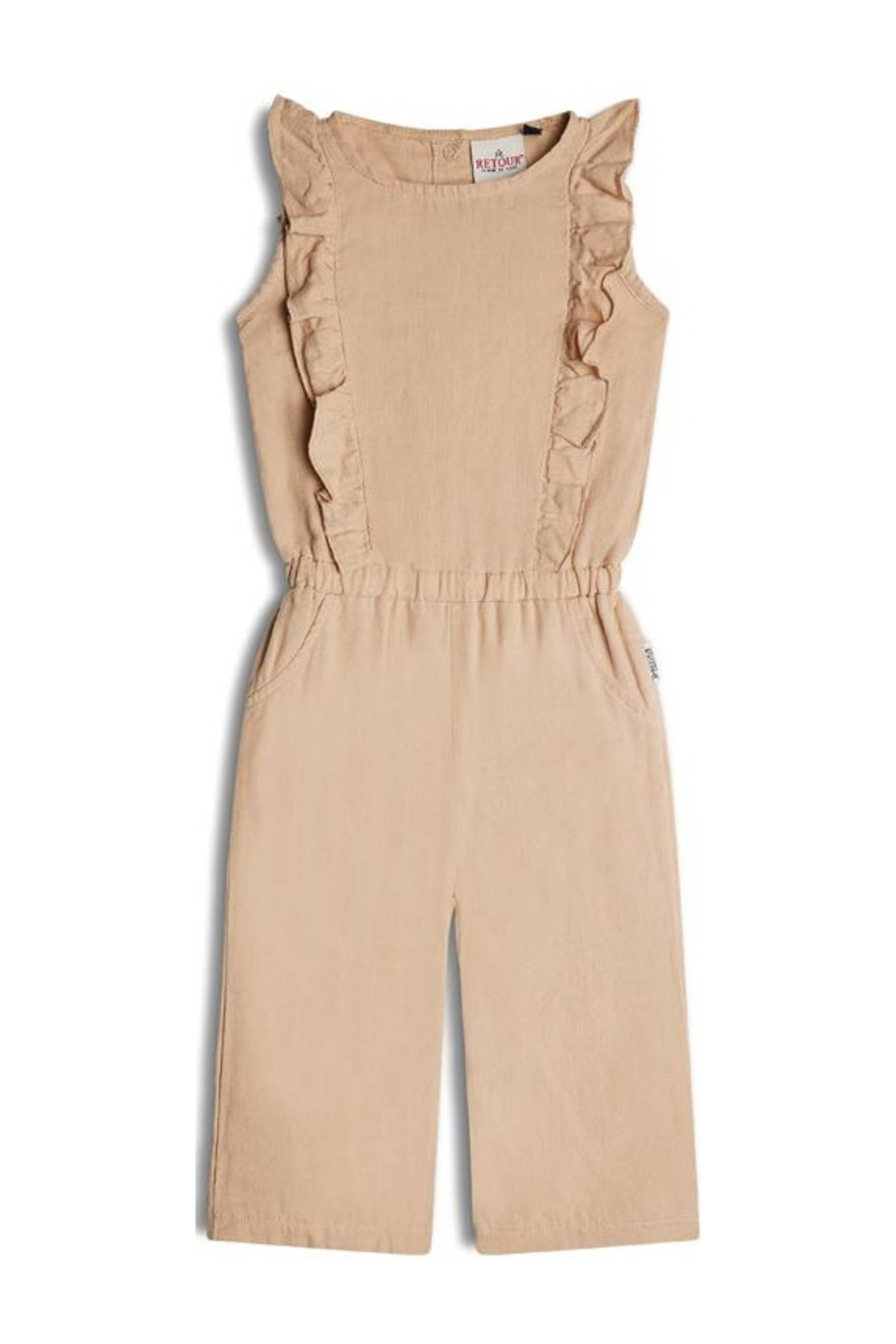 Retour Jeans jumpsuit Trixie lichtzand