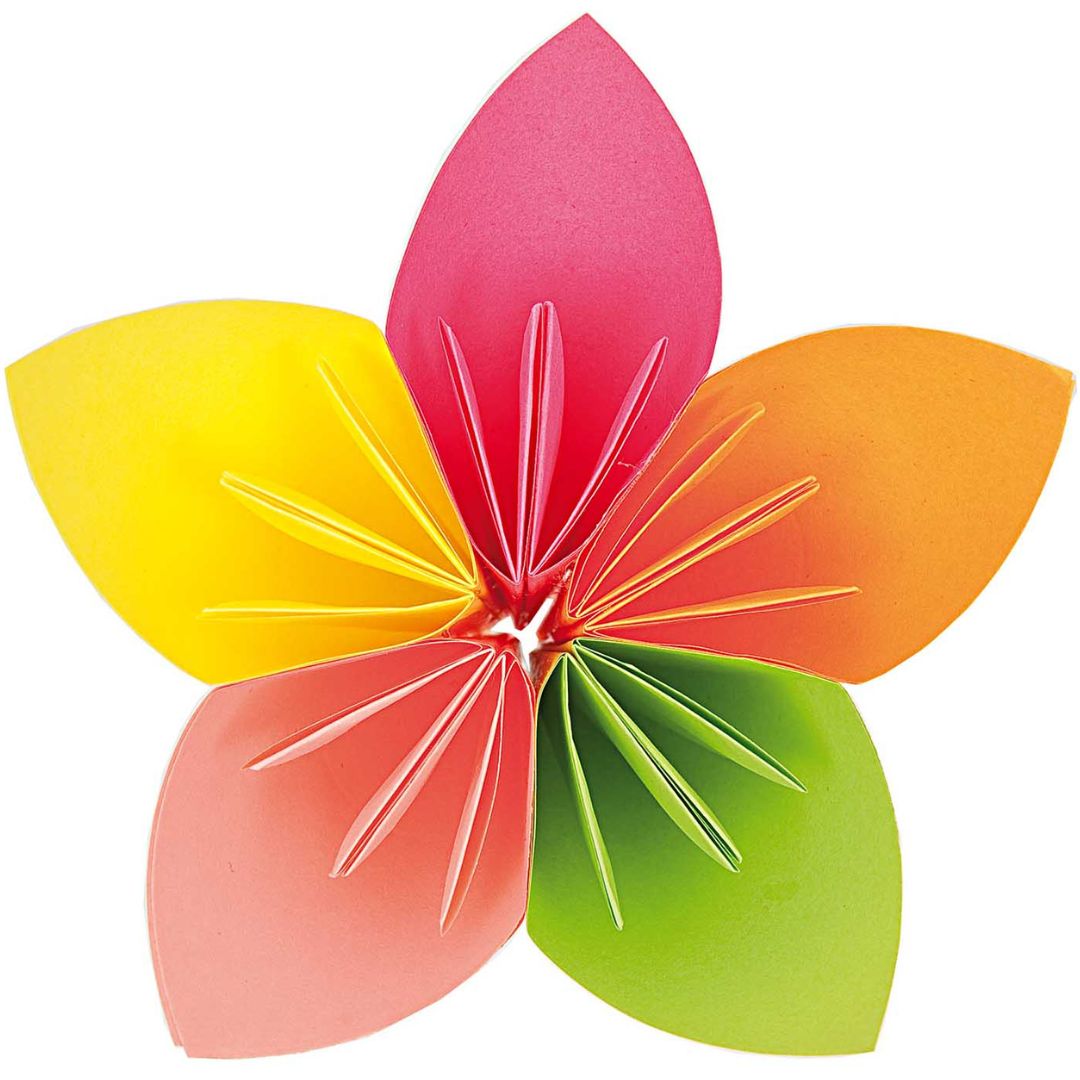 Vouwpapier origami neon - 15 cm - 50st