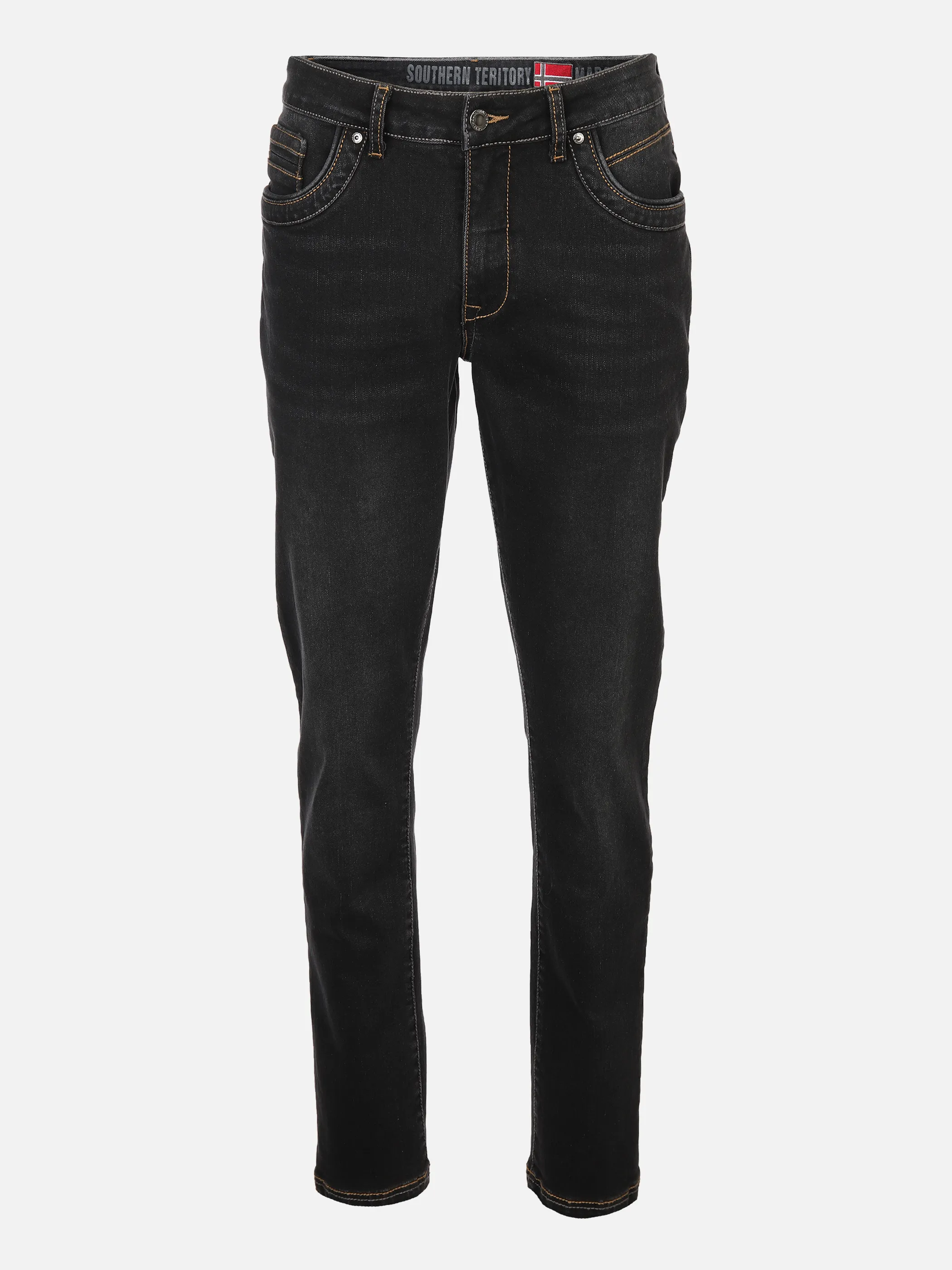 Herren Jeanshose mit Ziernähten am Gesäß