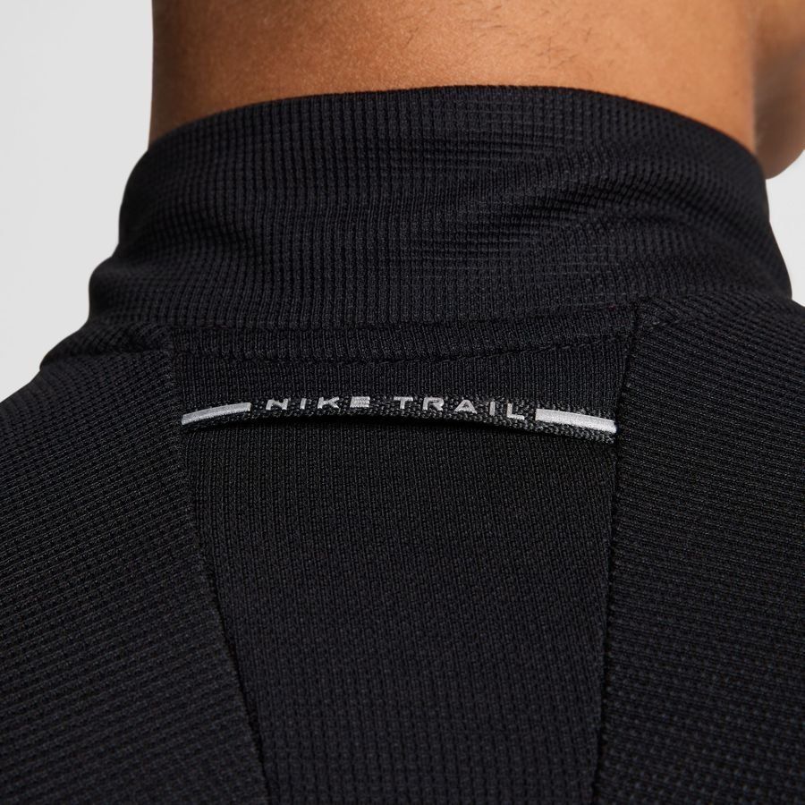 Nike Haut Running Dri-FIT Trail Midlayer HZ - Noir/Blanc