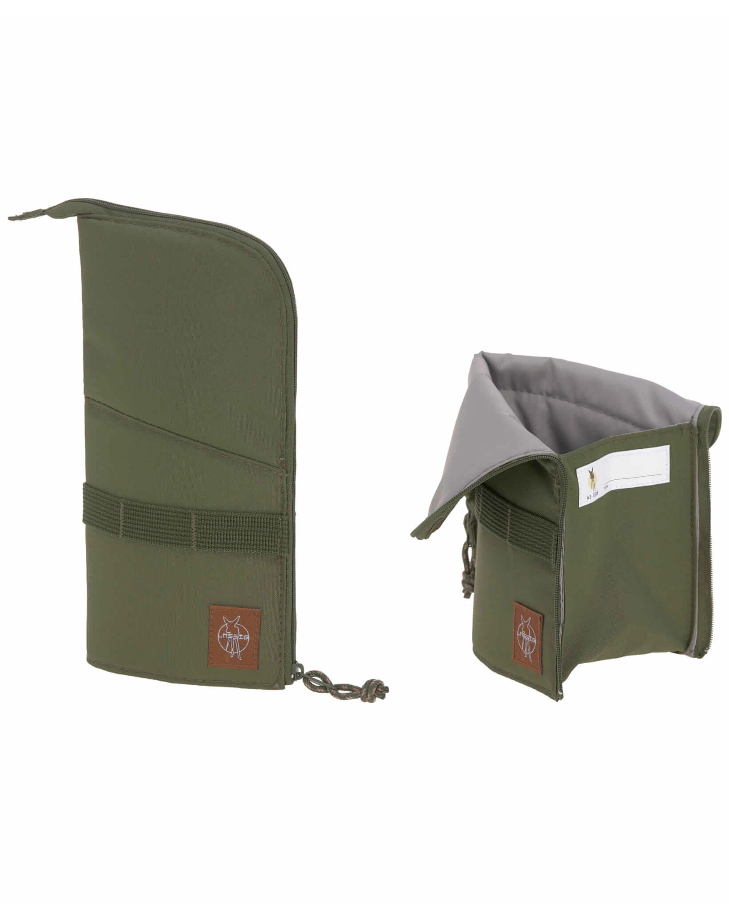 Schulranzen-Set BOXY UNIQUE (30x25x42) 7-teilig in olive