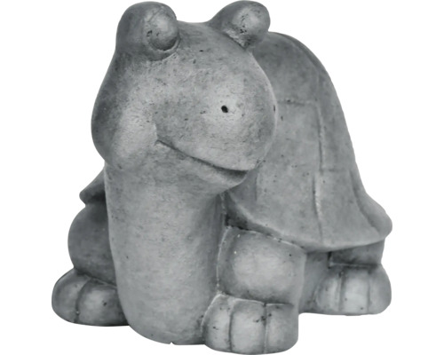 Tuinfiguur schildpad Lafiora 50 x 31,5 x 36,5 cm donkergrijs