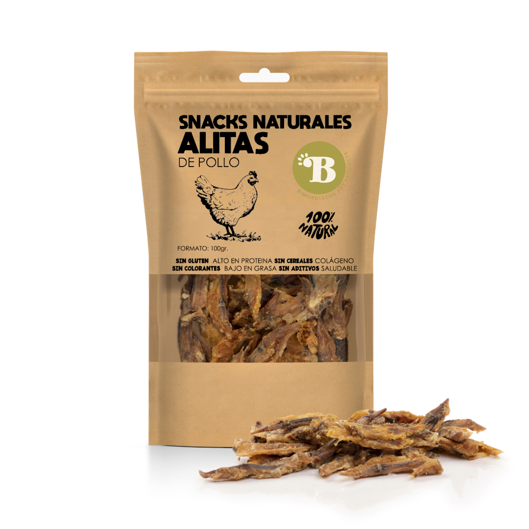 Asas de frango BIMORDISCOS para cães