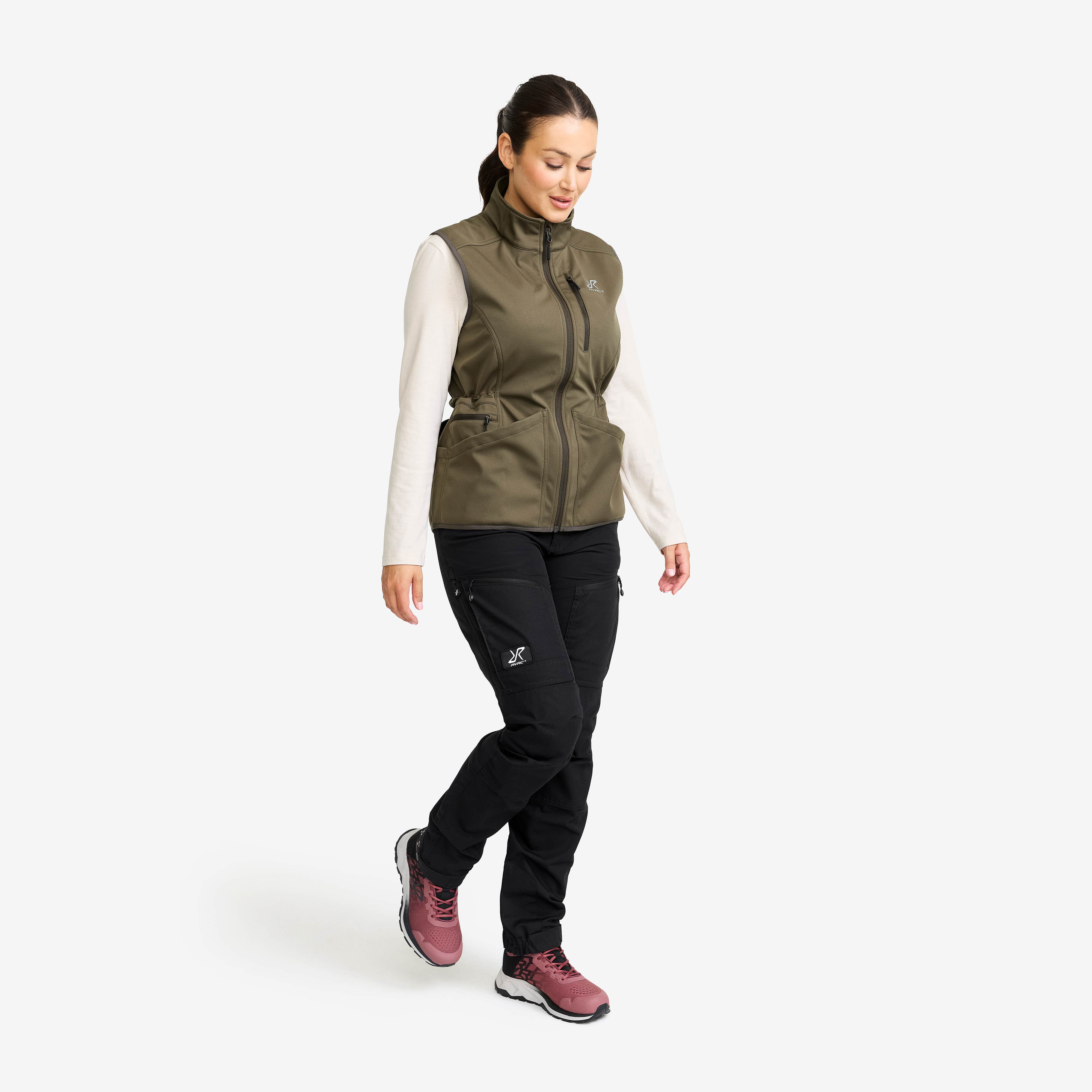 Responder Softshell Vest  Dame Light Moss Gray