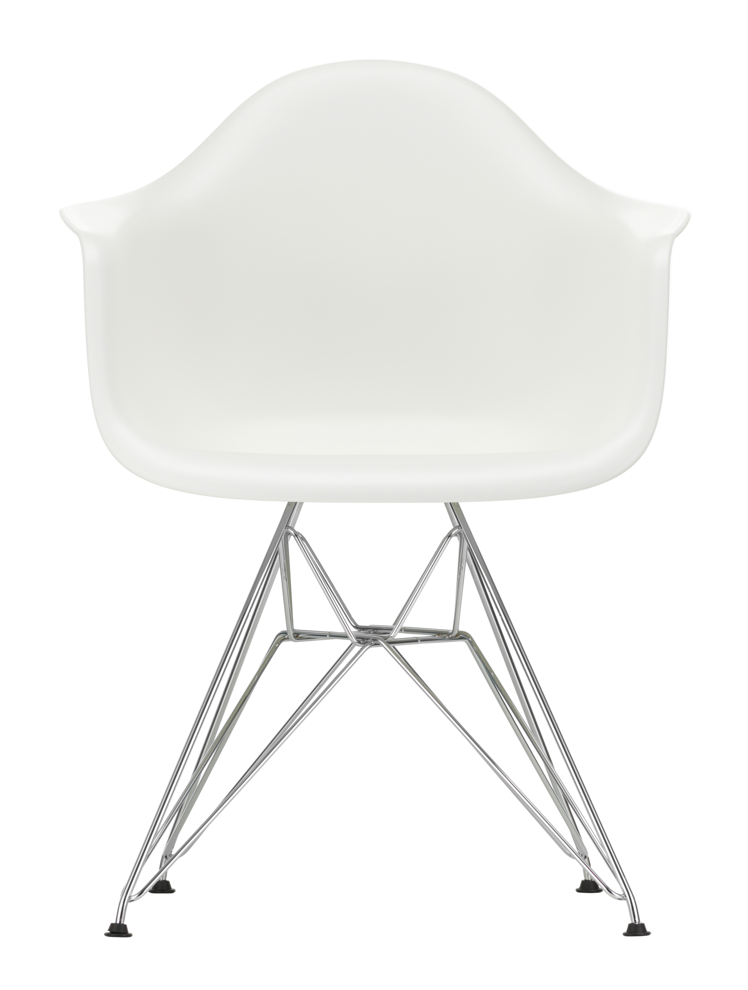 Eetkamerstoel DAR chroom onderstel cotton white