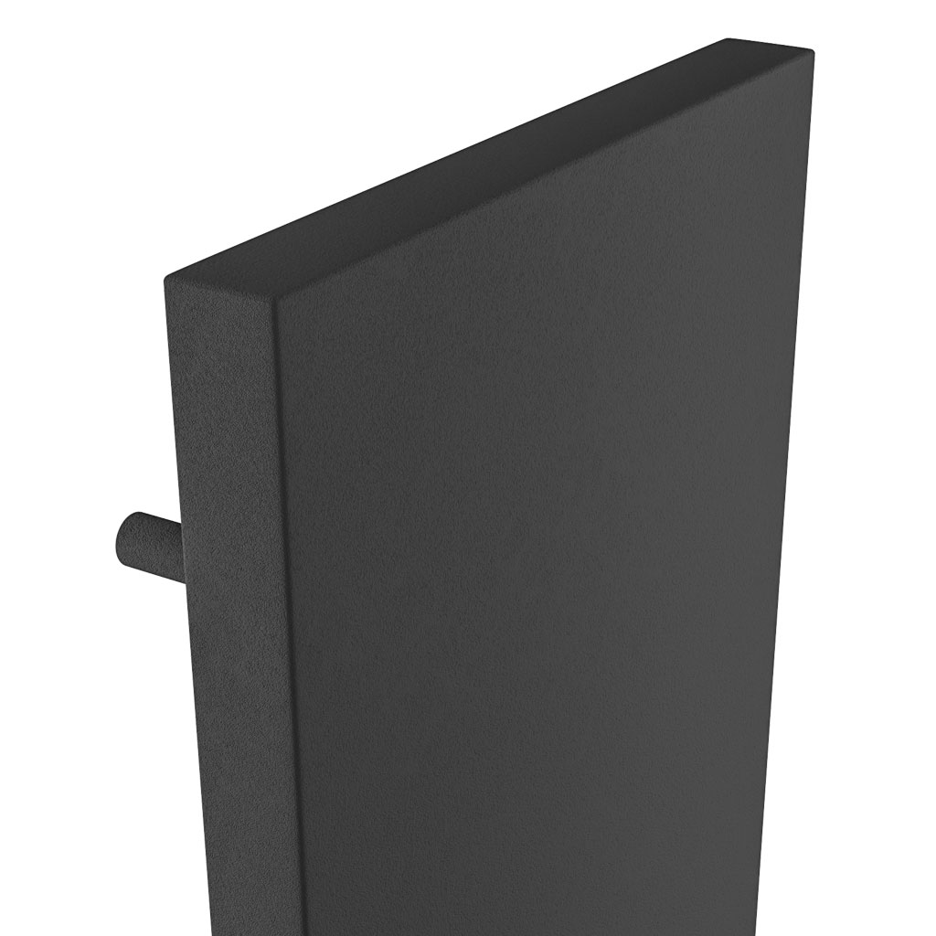 Eastbrook Wingrave paneelradiator 40x180cm zwart mat 874W