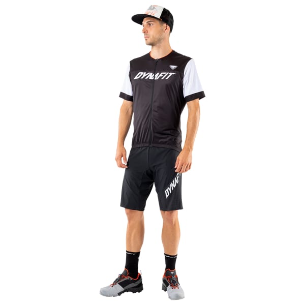 Maillot VTT DYNAFIT RIDE LIGHT FULL ZIP SHIRT M BLACK OUT/NIMBUS