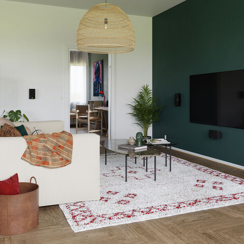DALI FAZON SAT – supercompacte designluidspreker voor TV, muziek en home-cinema Wit