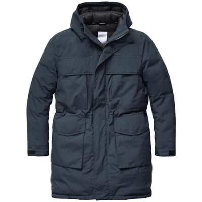 Herren-Winterparka, Dunkelblau