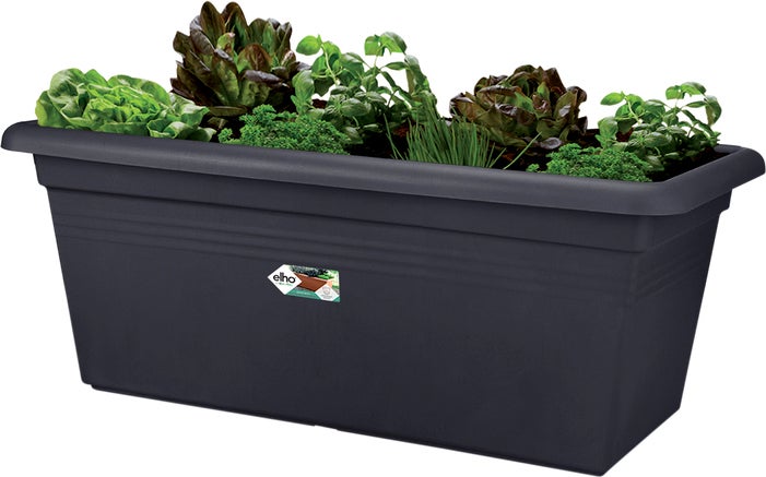 Elho plantenbak Green Basics zwart 77 x 39 x 34,5 cm