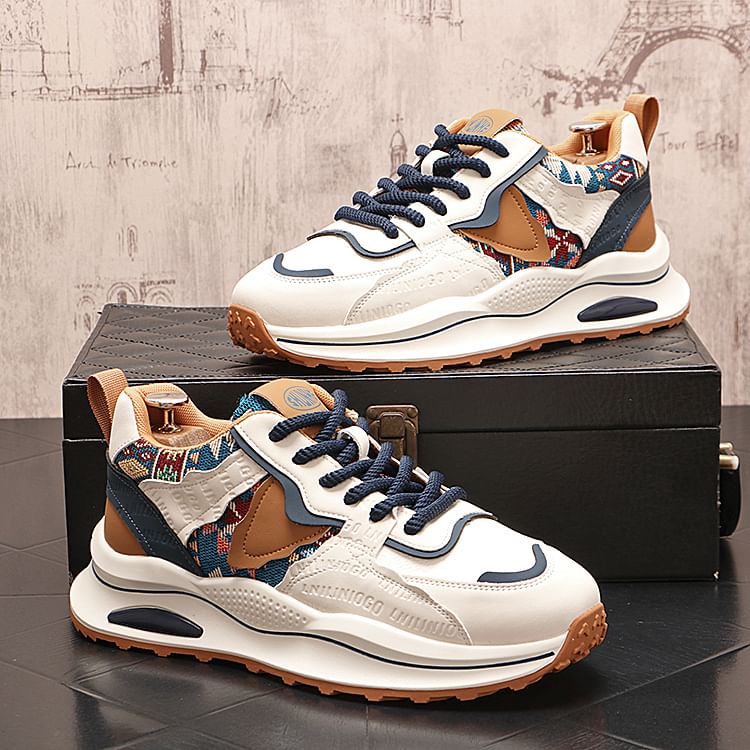 Mr Ozera - Platform Paneel Sneakers