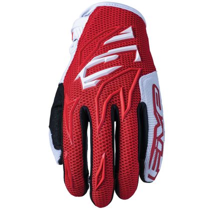 Gants cross Five MXF3 - RED WHITE 2021 - Rouge