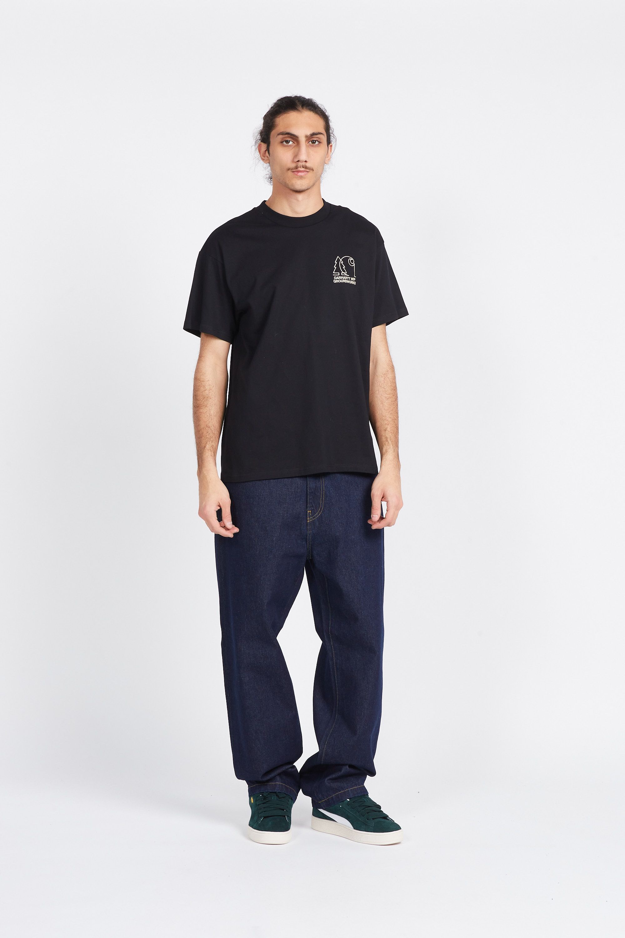CARHARTT WIP T-shirt S/S Groundworks T-Shirt Noir