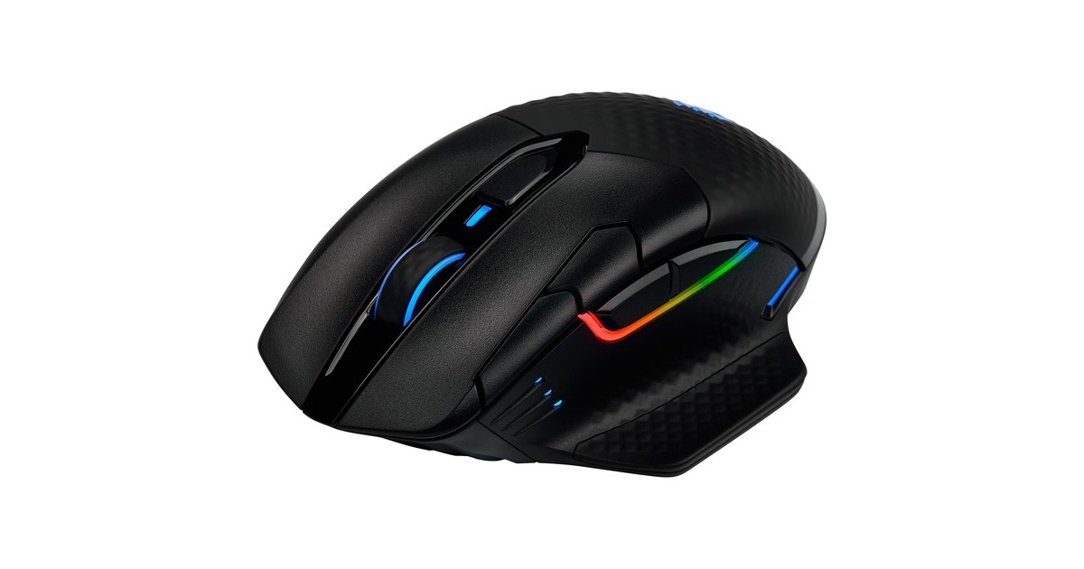 CorsairDARK CORE RGB PRO gaming muis  (Zwart, 18.000 dpi, RGB leds)