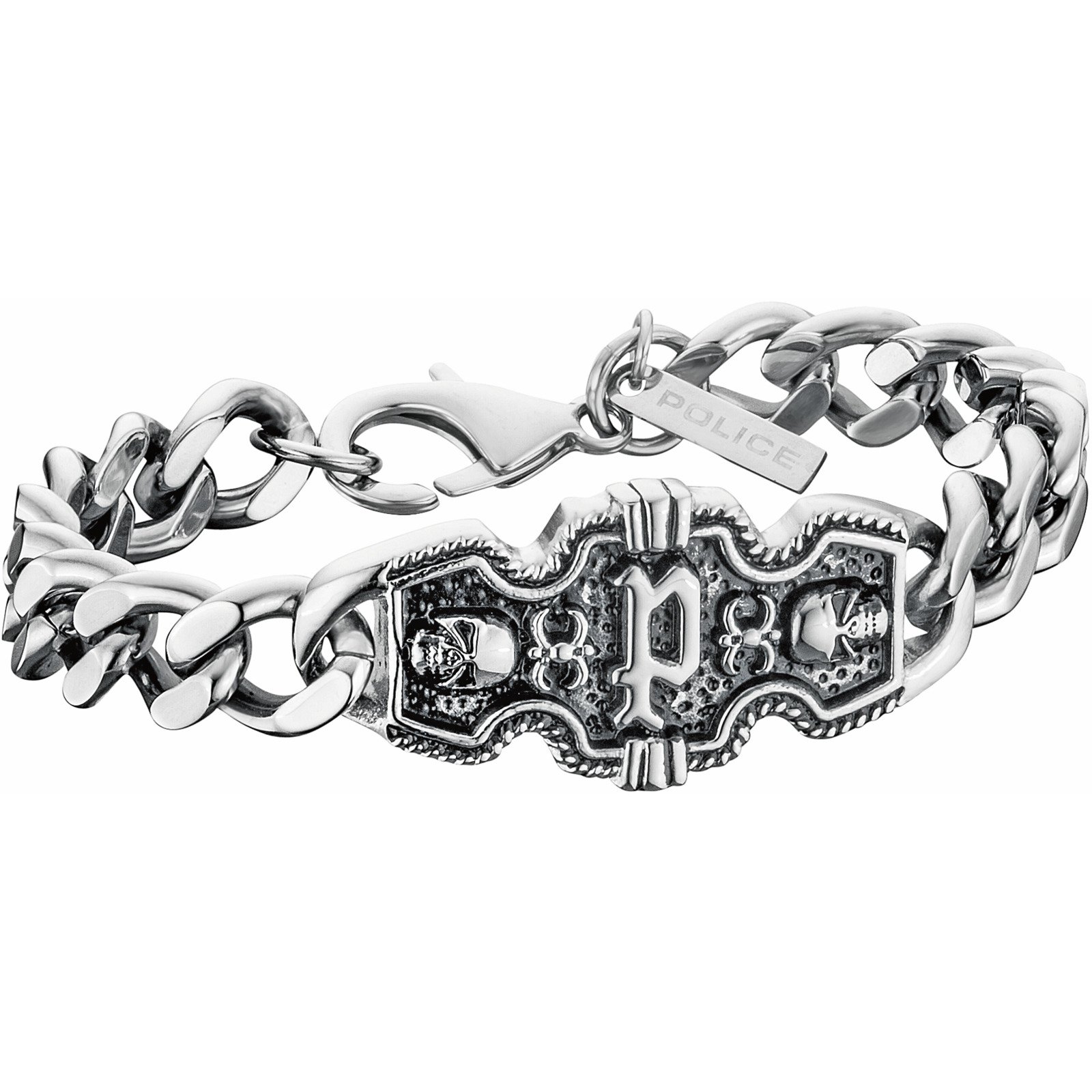 Police Herren-Panzerketten-Armband Keeper Gr. S