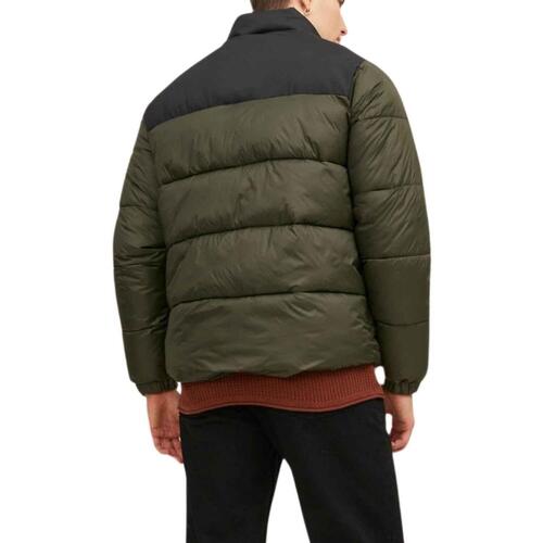 Jack & Jones - JJETOBY PUFFER HOOD SN Verde