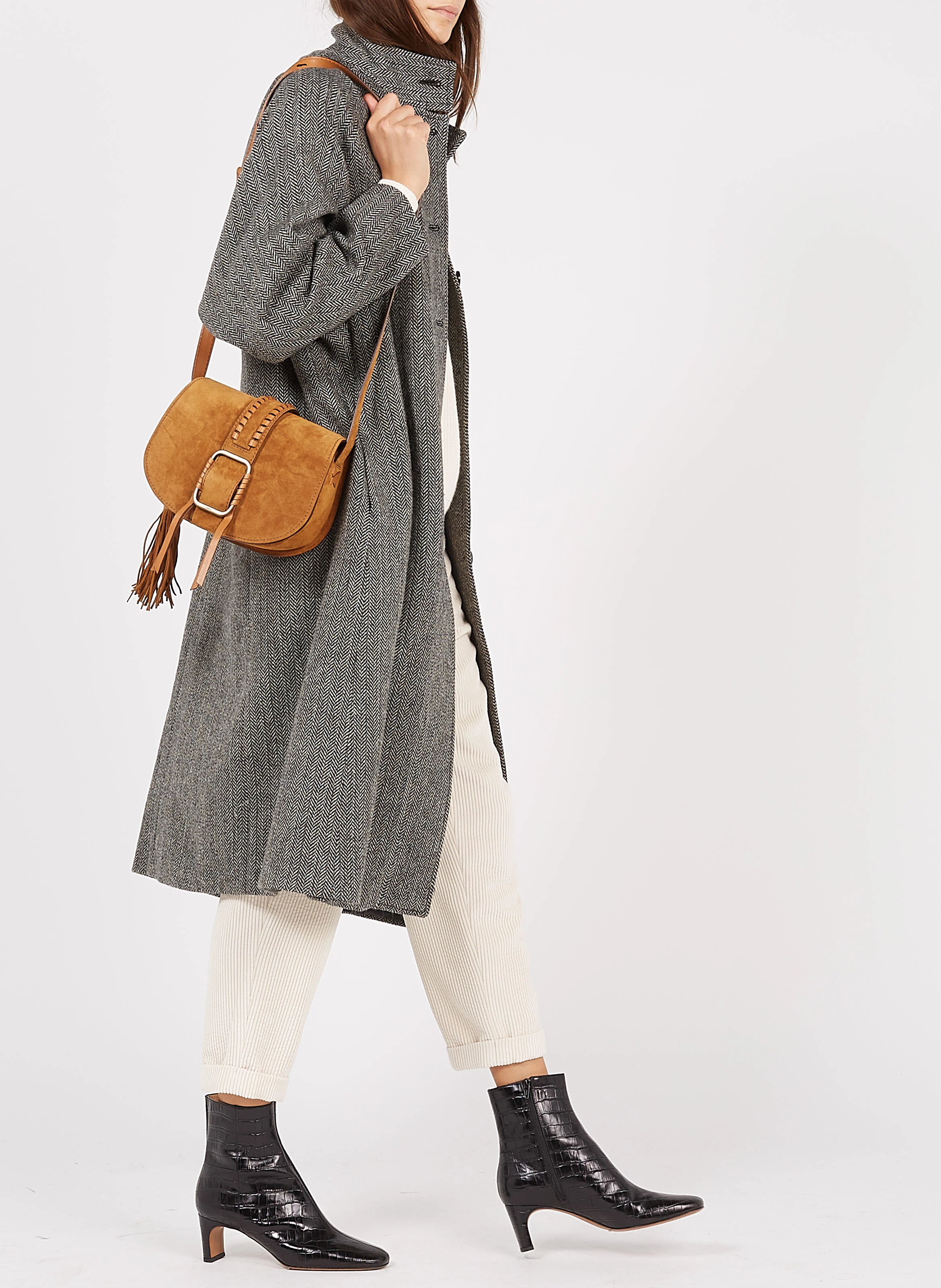 TEDDY - Sac bandoulière en cuir | Marron