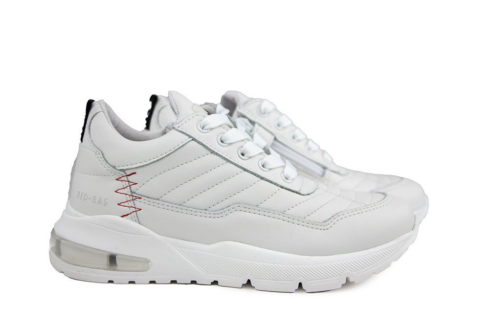 Red Rag Sneaker White Nappa