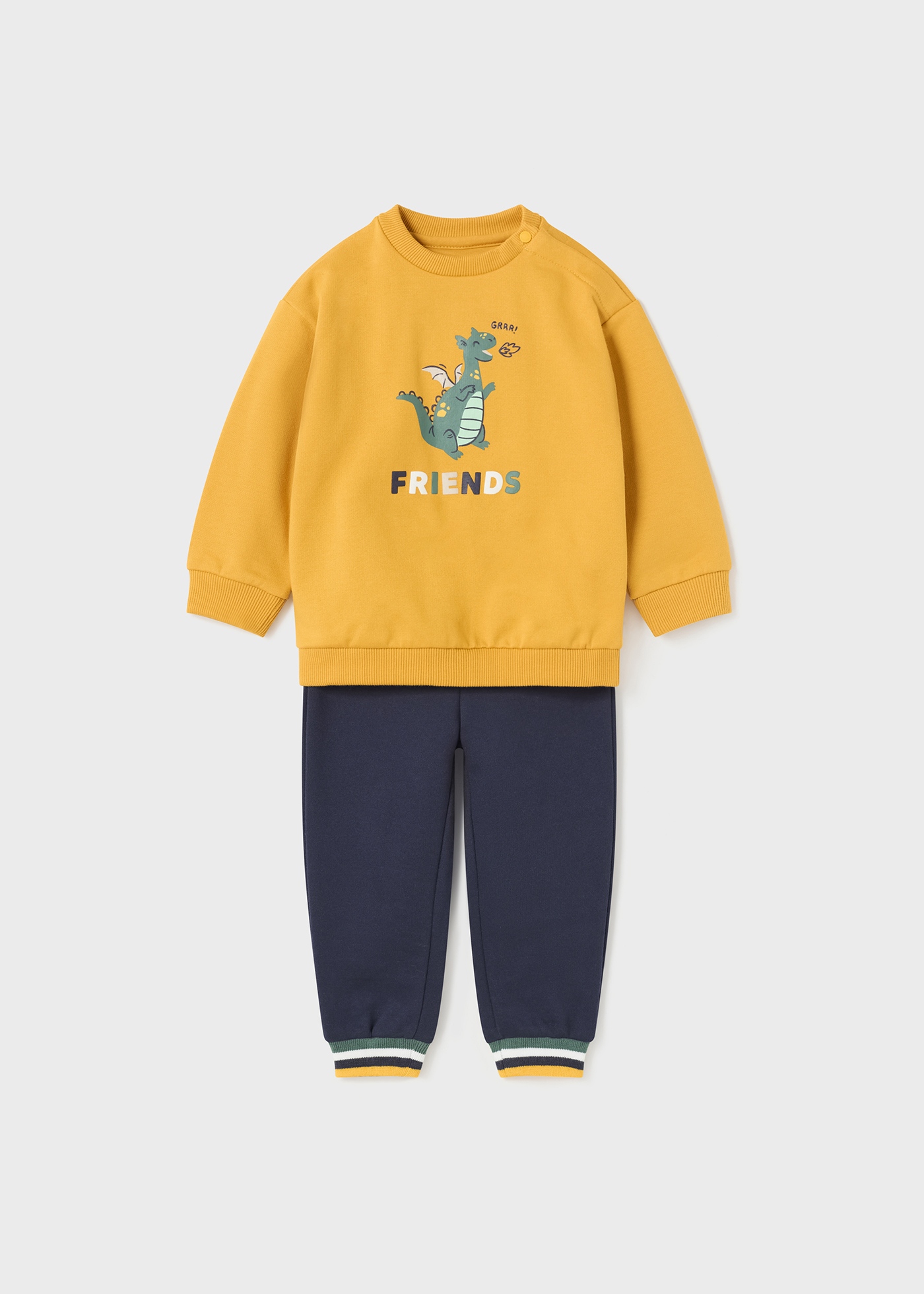Conjunto de moletom infantil de duas peças