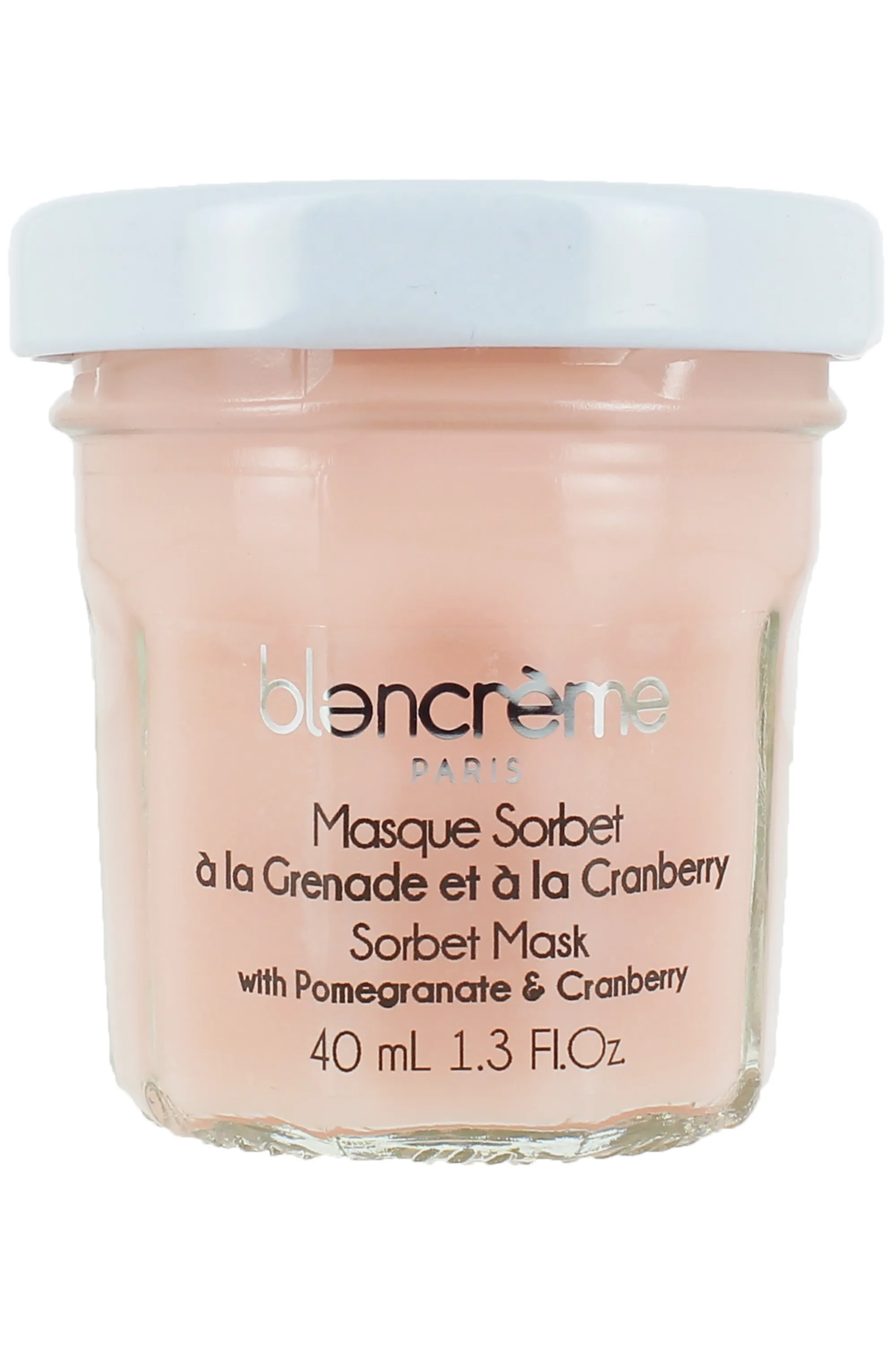 Blancrème Masque visage éclat sorbet cranberry & grenade-40 ml