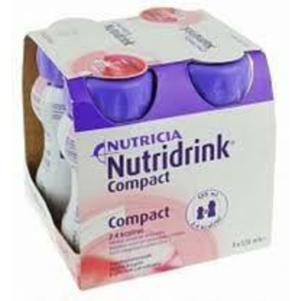 Nutricia Nutridrink Compact Protein Aardbei4 x 200 ml