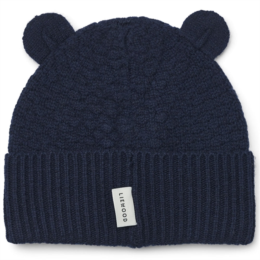 Miller Beanie Classic Navy - LieWood → Luksusbaby.dk