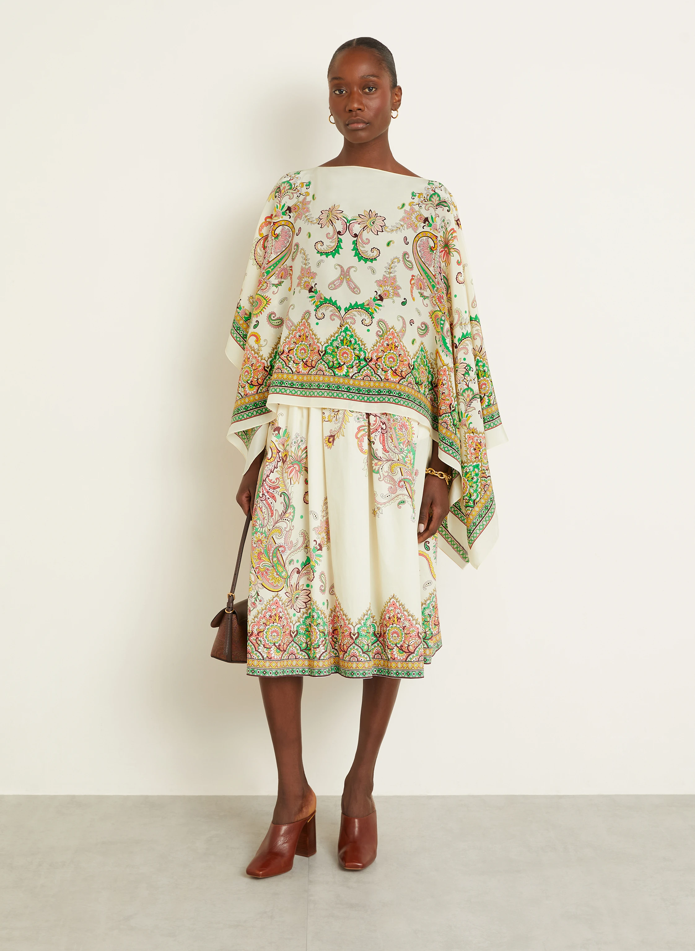 ETRO Cape aus Seide