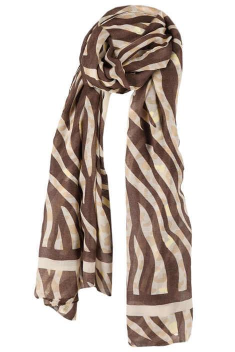 Sarlini blauwe dames sjaal