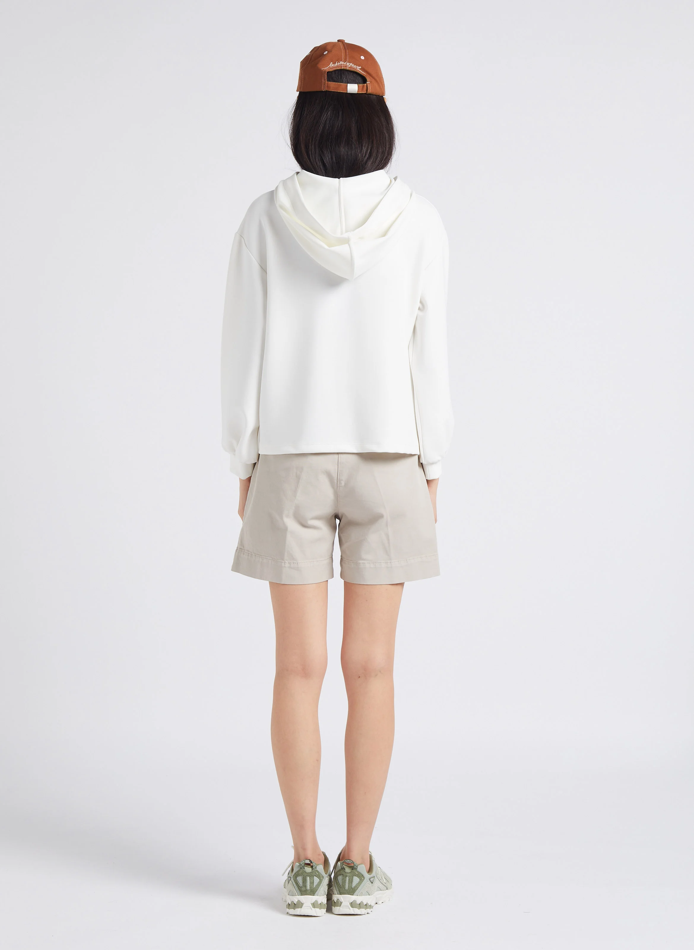 VERMONT - Short large en coton mélangé | Beige