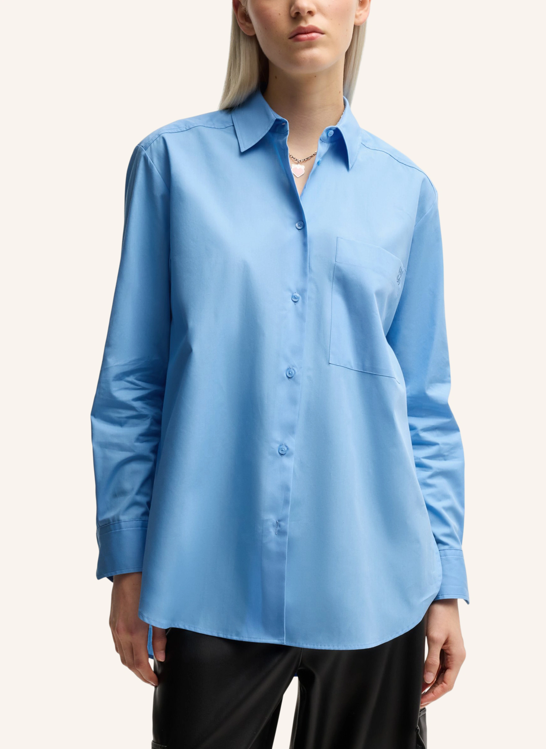 HUGO Business Bluse THE OVERSIZE SHIRT Oversize Fit