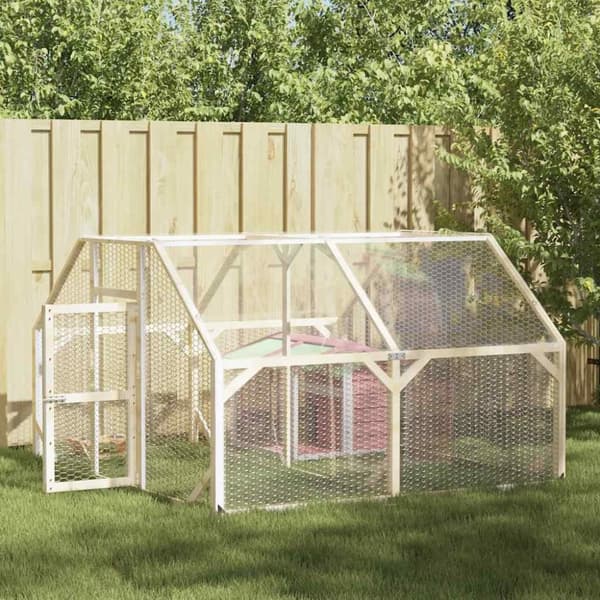 vidaXL Plantedeksel med maljer 2x4 m PVC