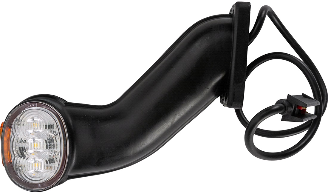 Slingrelygte m sidemark. LED 12/24V