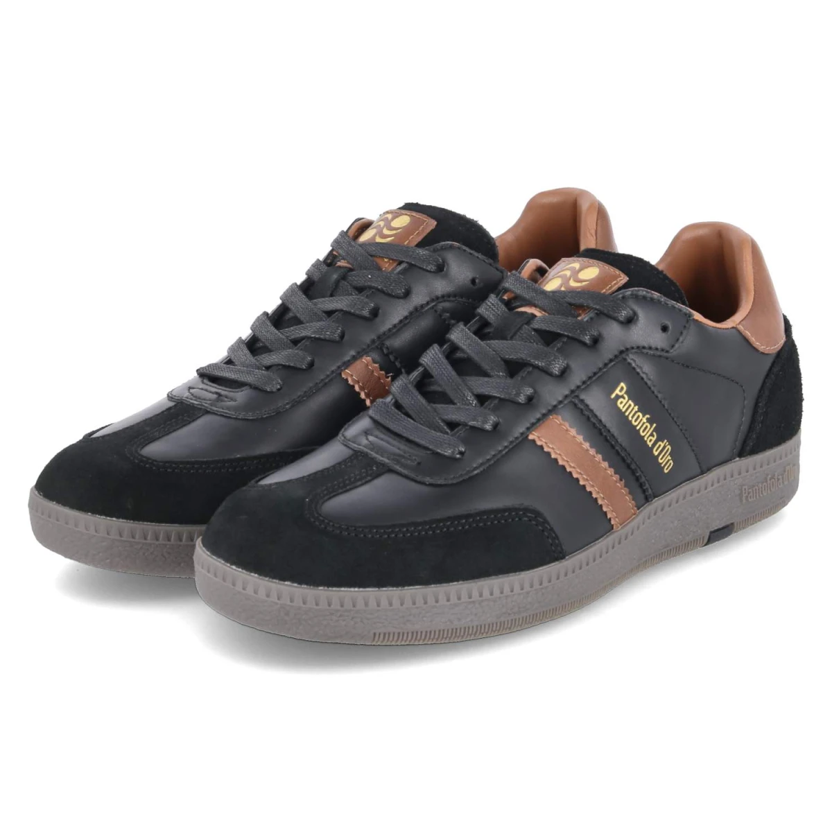 Pantofola d'oroLow Sneaker BALLARE - black/cognac