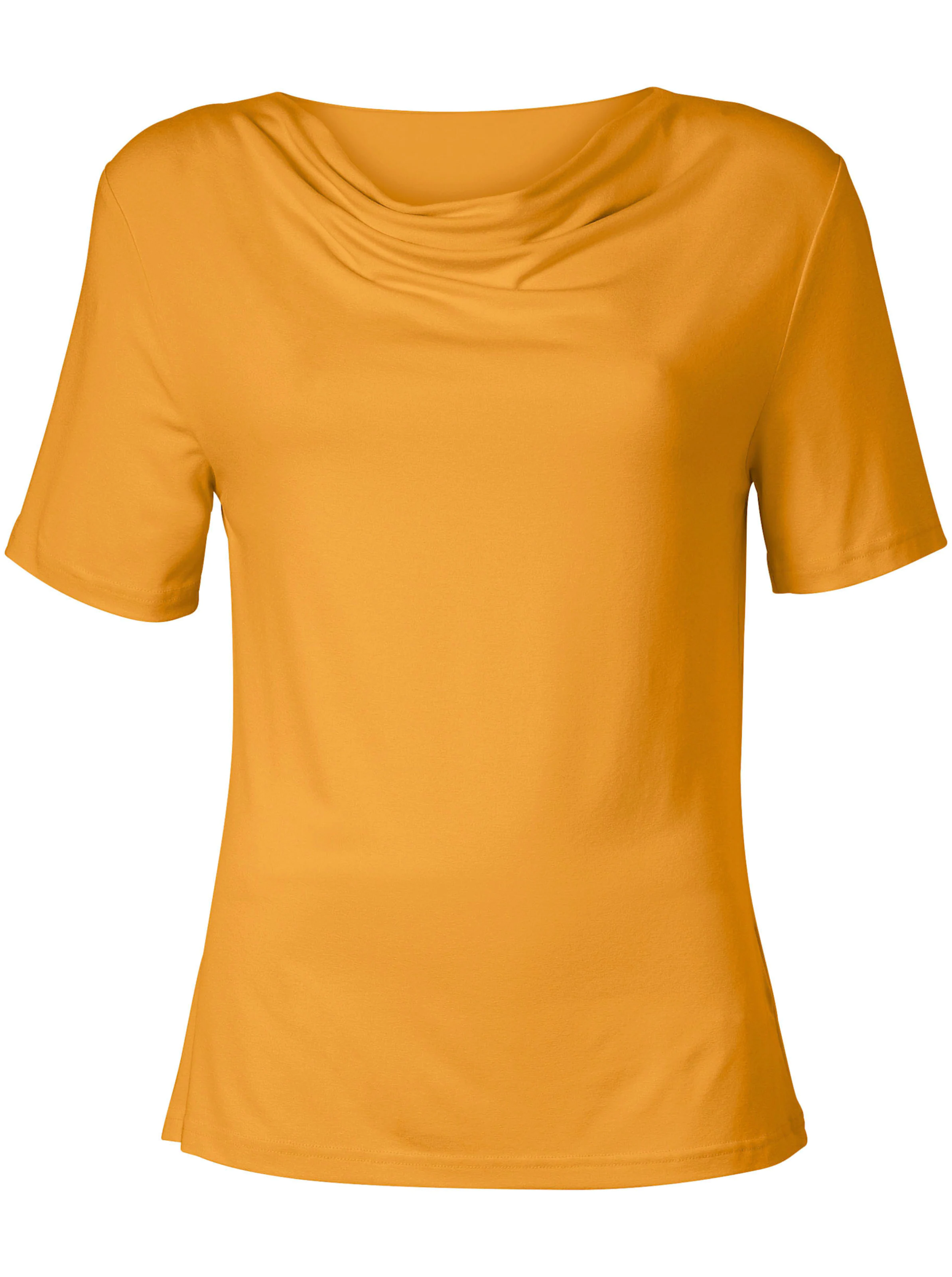 Wasserfallshirt in maisgelb