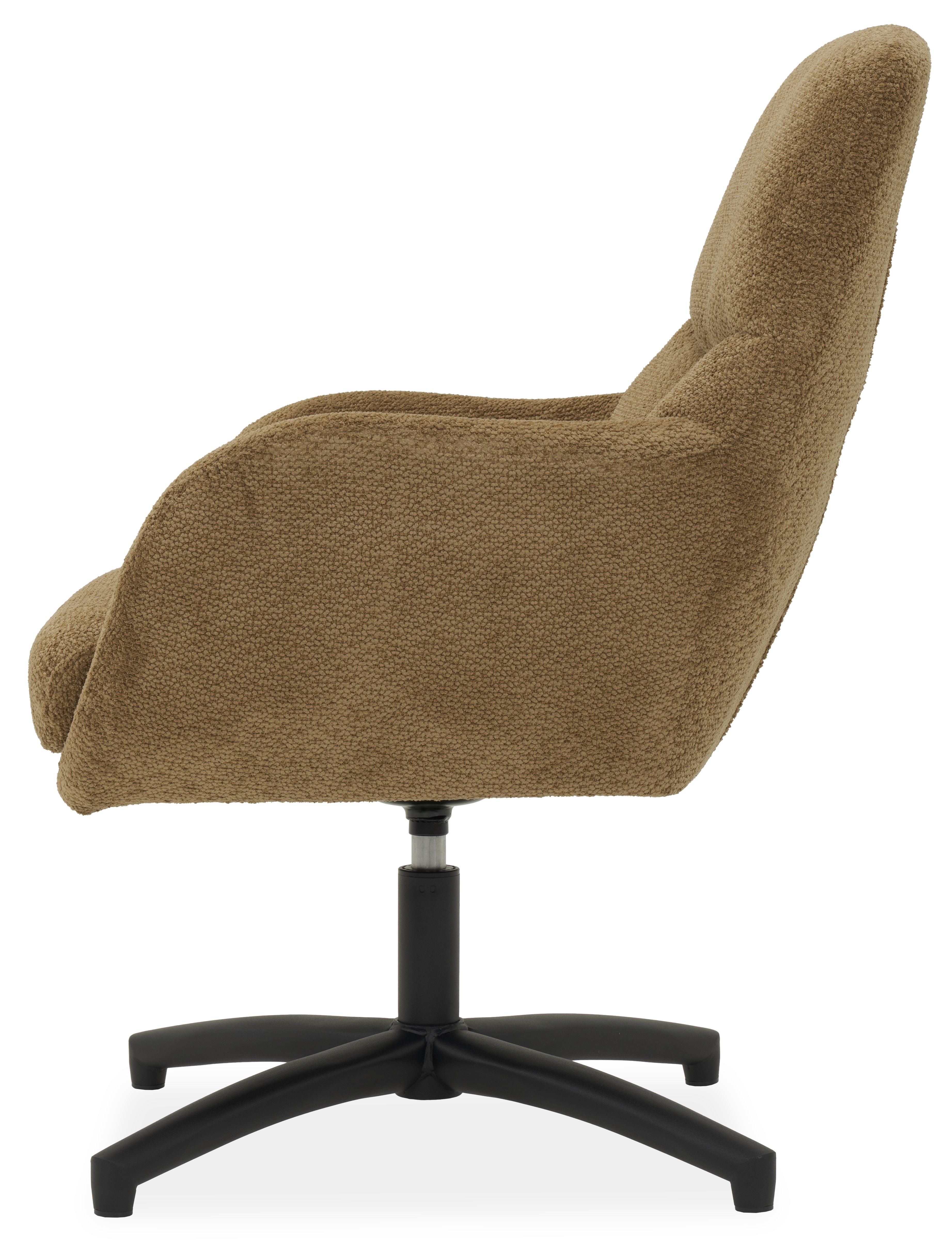 Draaifauteuil Egon 41 Mustard Arnar B68 x D73 x H90 cm