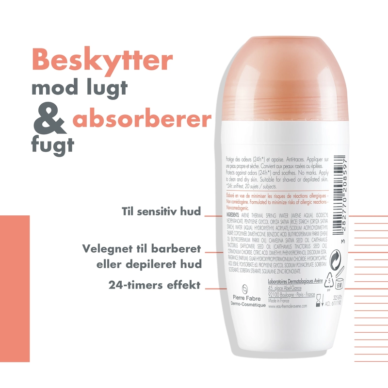 Avène BODY 24Hr Deodorant 50 ml