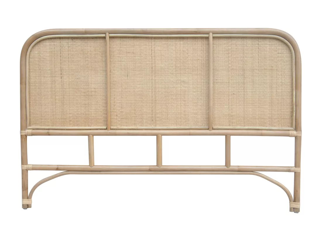 Tête de lit 140 cm en rotin naturel - Grace