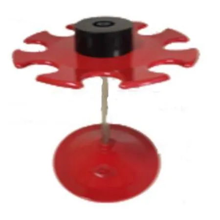WEDO® Stempelträger für 8 Stempel, rund, rot