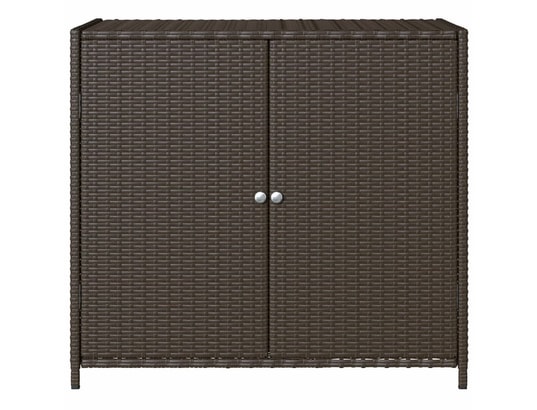 VIDAXL - Armoire de jardin Armoire de rangement de jardin marron 83x45x76cm résine tres...