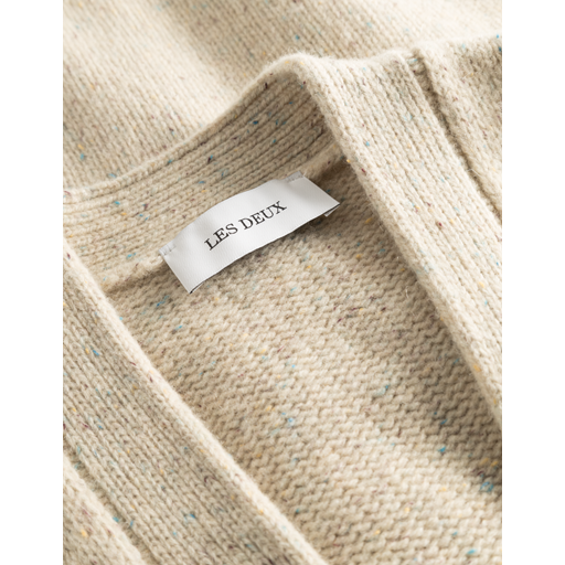 Les Deux Gary Fleck Wool Cardigan, Light Sand, M