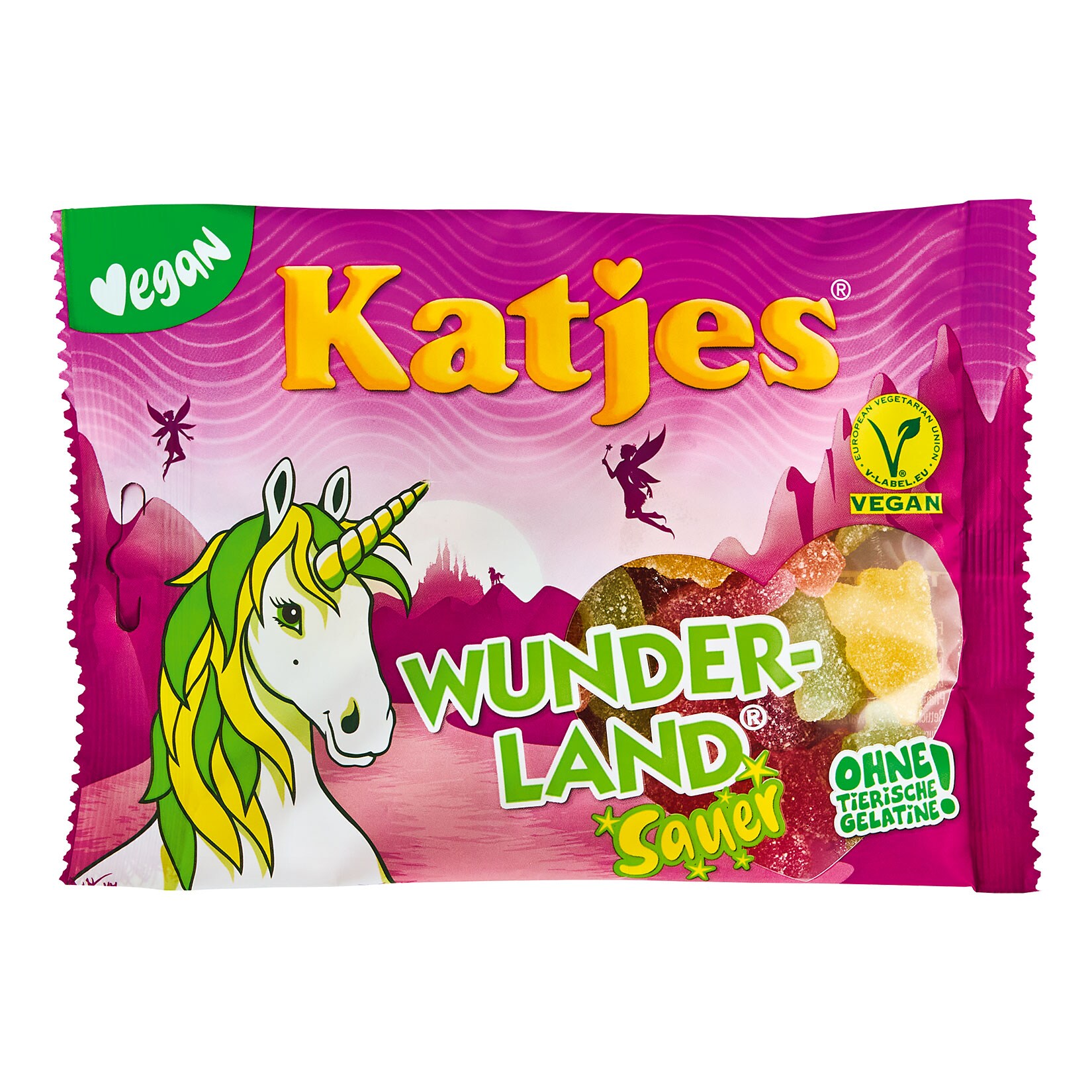 Katjes Fruchtgummi Wunderland Sauer 175 g, 22er Pack